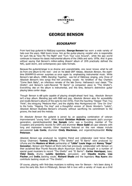 George Benson