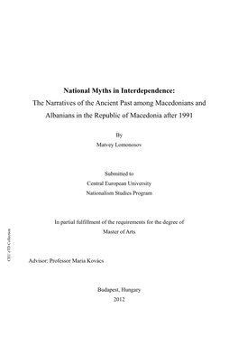 National Myths in Interdependence