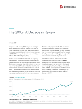 The 2010S: a Decade in Review