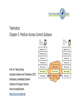 Medium Access Control Sublayer