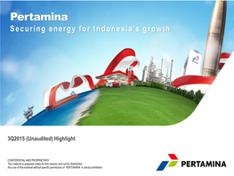 Pertamina at a Glance