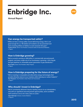 Enbridge Inc. ENB Annual Report