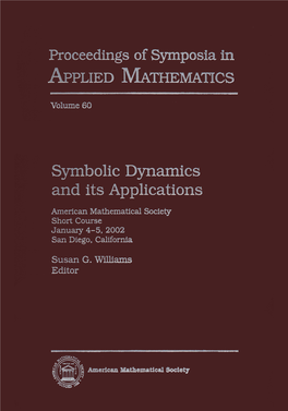 Symbolic Dynamics and Its Applications