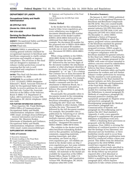 Federal Register/Vol. 85, No. 135/Tuesday, July 14, 2020/Rules and Regulations