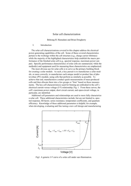 Solar Cell Characterization