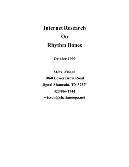Internet Search 1999