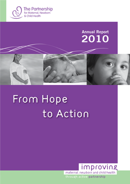 From Hope to Action Acknowledgements