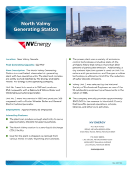 North Valmy Generating Station