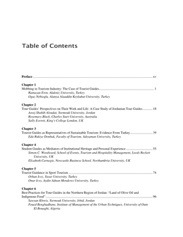 Table of Contents