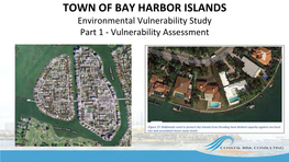 TOWN of BAY HARBOR ISLANDS Environmental Vulnerability Study