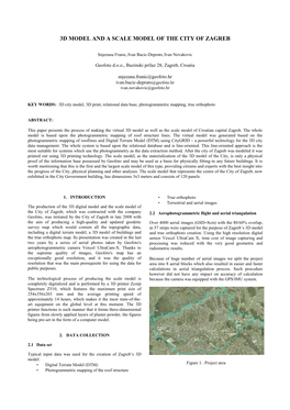 Geofoto-Zagreb City Model V2
