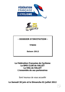 Dossier D'invitation