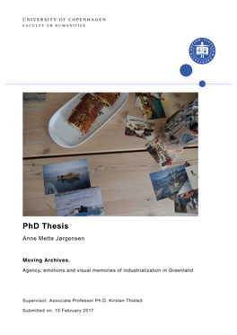 Phd Thesis Anne Mette Jørgensen