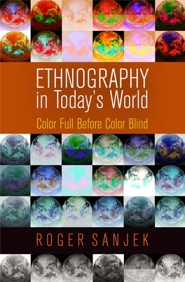 Haney Foundation Series : Ethnography in Today's World : Color