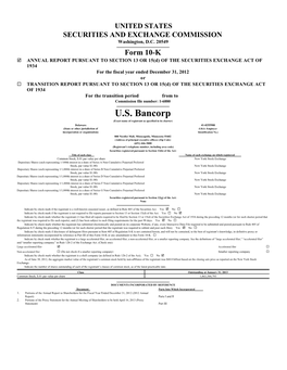 U.S. Bancorp Investor Relations