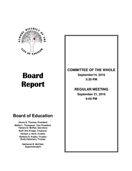 Board Board Report Report