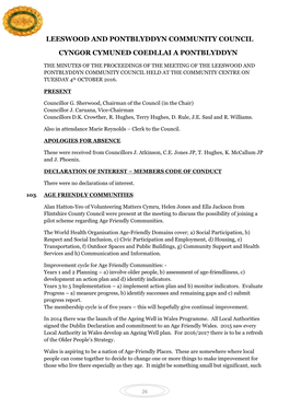 Community Council Minutes-04-October 2016