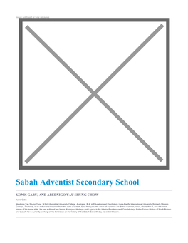Sabah Adventist Secondary School
