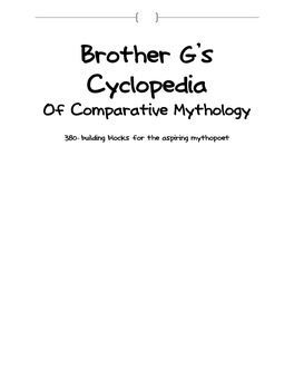 Brother G's Cyclopedia