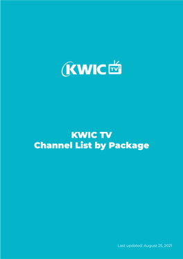 KWIC TV Channel List by Package