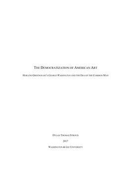 The Democratization of American Art