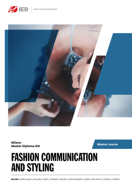 Fashion Communication and Styling