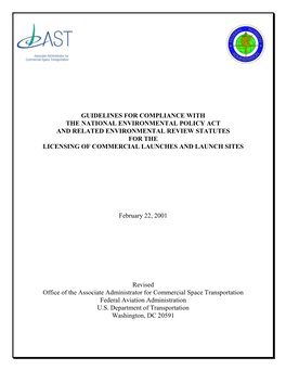 Guidelines for Compliance with the National Environmental Policy Act