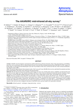 The AKARI/IRC Mid-Infrared All-Sky Survey*