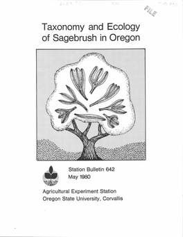 Taxonomy and Ecology of Sagebrush in Oregon