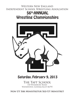 56Th ANNUAL Wrestling Championships