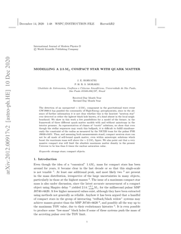 Arxiv:2012.00917V2 [Astro-Ph.HE] 10 Dec 2020