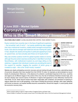 'Smart Money' Investor?