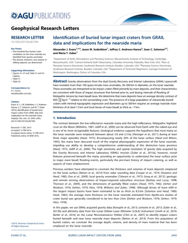 Identification of Buried Lunar Impact Craters from GRAIL Data And