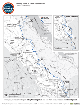 2017 Map Web Download Kennedy Grove to Tilden Regional Park