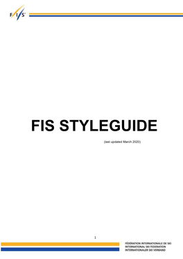 FIS Style Guide