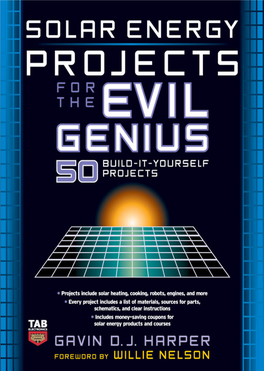 Solar Energy Projects for the Evil Genius Evil Genius Series