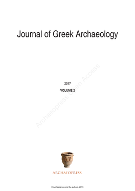 Journal of Greek Archaeology