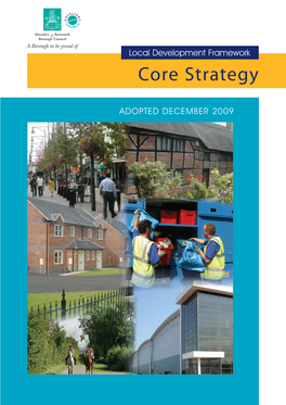 Core Strategy Adopted December 2009