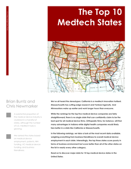 The Top 10 Medtech States