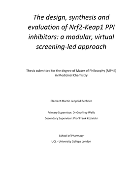 A Modular, Virtual Screening-Led Approach