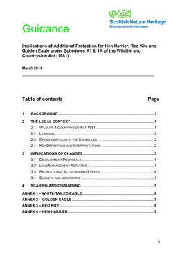 Wildlife and Countryside Act 1981 (Variation of Schedules A1 And