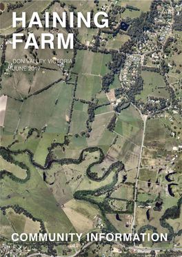 Haining Farm Community Consultation