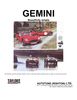 Gemini Brochure