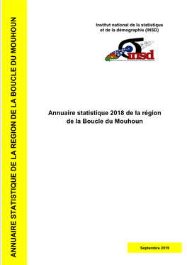 Annuaire Statistique 2018 De La Boucle Du Mouhoun