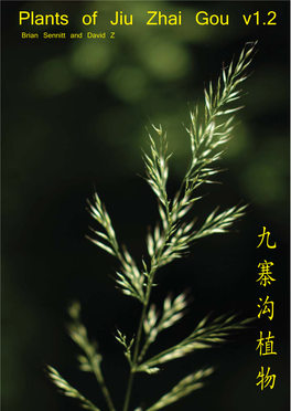 Plants of Jiu Zhai Gou V1.2 Brian Sennitt and David Z V