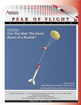 Can You Hear the Sonic Boom of a Rocket?