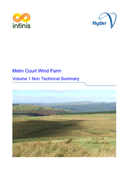 Melin Court Wind Farm Volume 1 Non Technical Summary