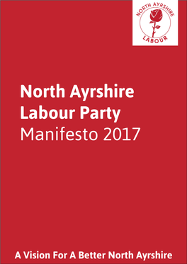 North Ayrshire Labour Party Manifesto 2017