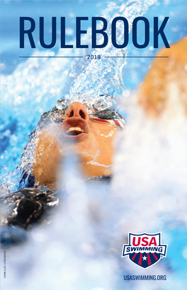 Usa Swimming • 2018 Rulebook