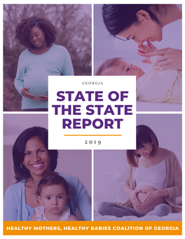 2019 State of the State: Maternal and Infant Health in Georgia Report